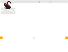 Tablet Screenshot of blackswaneventsinc.com